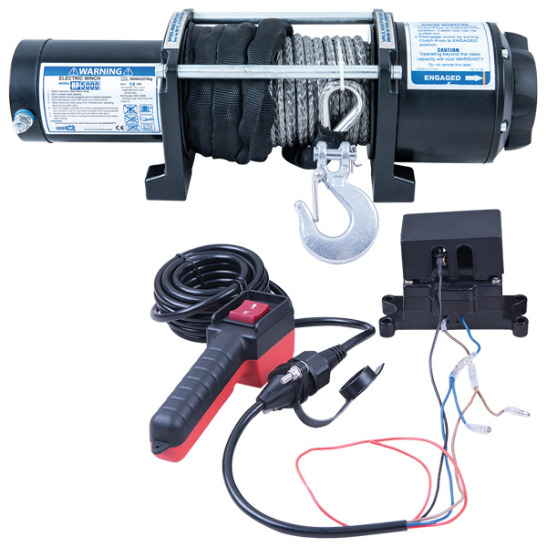 1021083_XL Rock El-trailerspil RP5000 med tov – 3,8 HK (2,8 kW) – Trækkapacitet 2268 kg - Billede 1