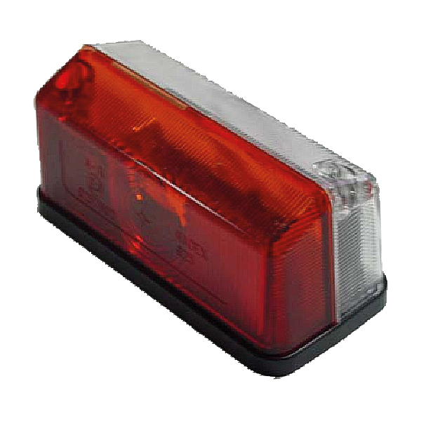 1024584_XL Sidemakeringslygte hvid/rød 41x90x41 mm - Billede 1