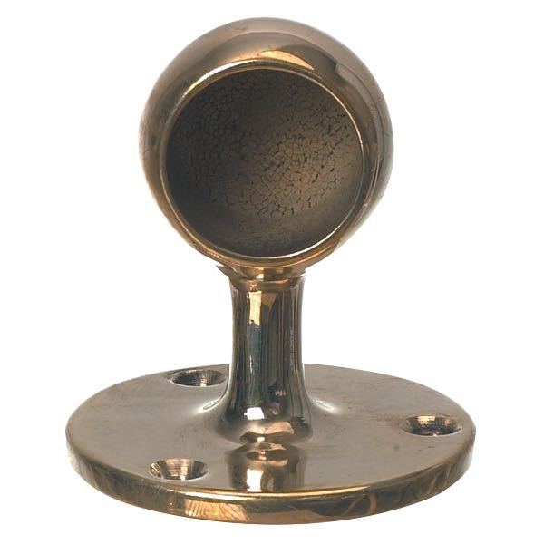 1040205_XL Endestykke messing 25mm stok - Billede 1