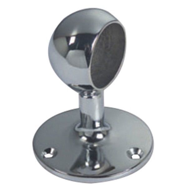 1040206_XL Endestykke forkromet messing 25mm stok - Billede 1