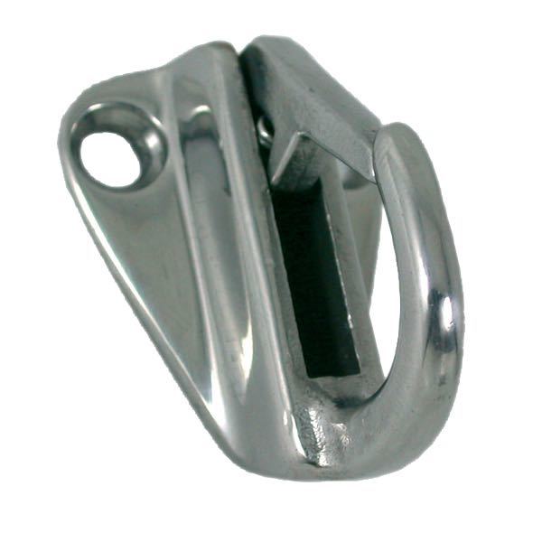 1041825_XL Fenderkrog med fjederlås RF stål, 38x32mm - Billede 1