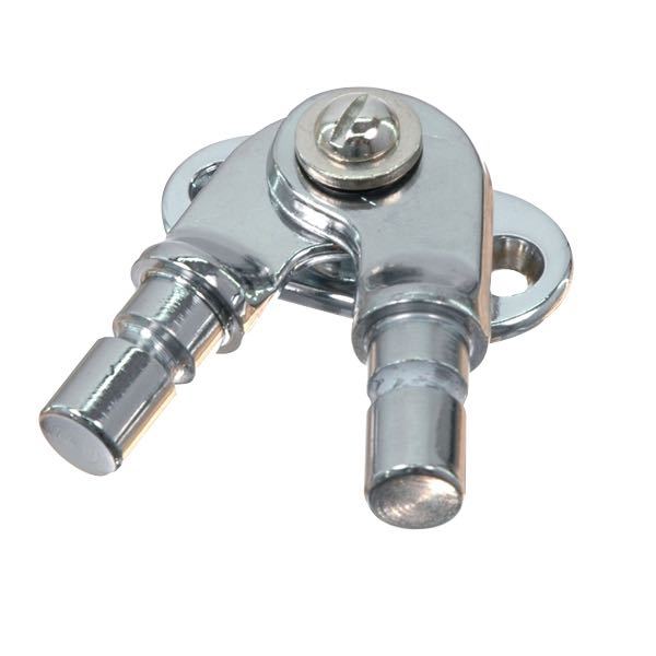 1042147_XL Kalechebeslag RF 2 bøjler & huller, 55x24 mm - Billede 1