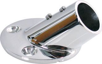 1054460_XL Bundbeslag rund Ø22mm-45 grader RF stål - Billede 1