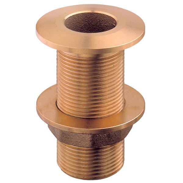 1060300_XL Guidi Gennemføring messing plan/undersænket 3/8”, 55mm - Billede 1