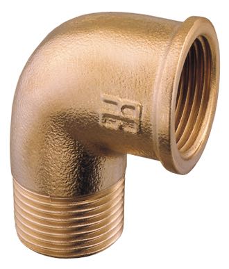1061670_XL Guidi slangestudse 90° indv./udv. gevind messing 2" - Billede 1