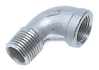 1066950_XL 1852 Bøjning 90° ind/udv gevind RF stål, 1 1/4" - Billede 1