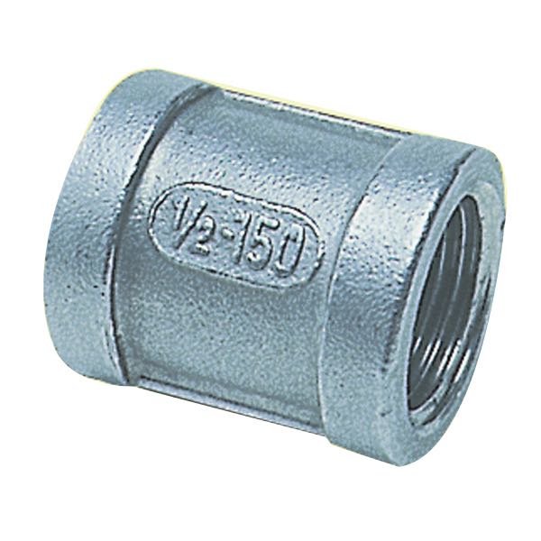 1067310_XL 1852 Muffe indv gevind RF stål, 3/8" - Billede 1