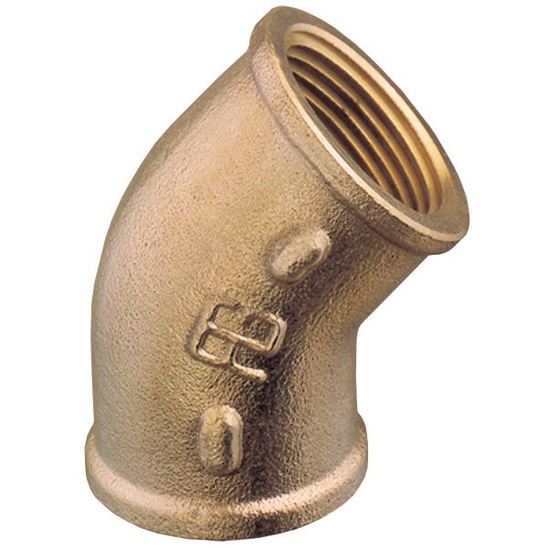 1068148_XL Guidi Bøjning 45° ind/ind 2 1/2 bronze - Billede 1
