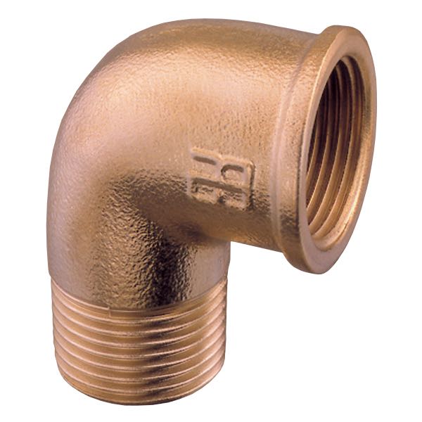 1068168_XL Guidi Bøjning 90° ind/ud 2 1/2" bronze - Billede 1