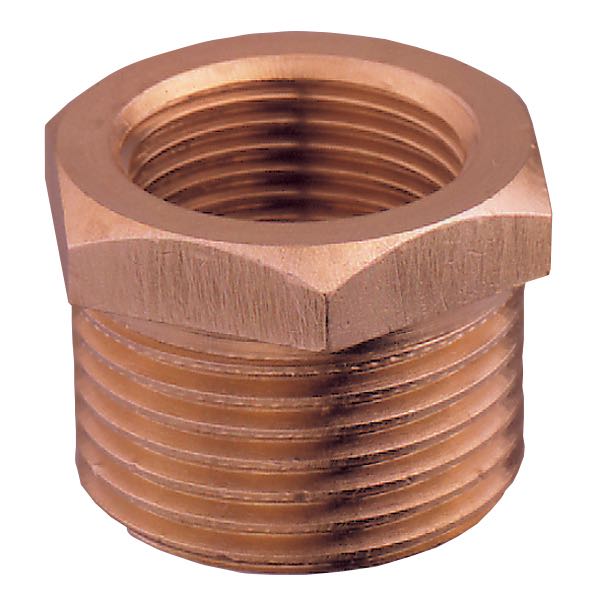 1068212_XL Guidi Nippelmuffe 3/4- 1/2" bronze - Billede 1