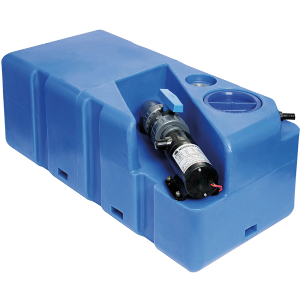 1070915_XL Septiktank 80l med 12v macerator 80x39x30cm - Billede 1