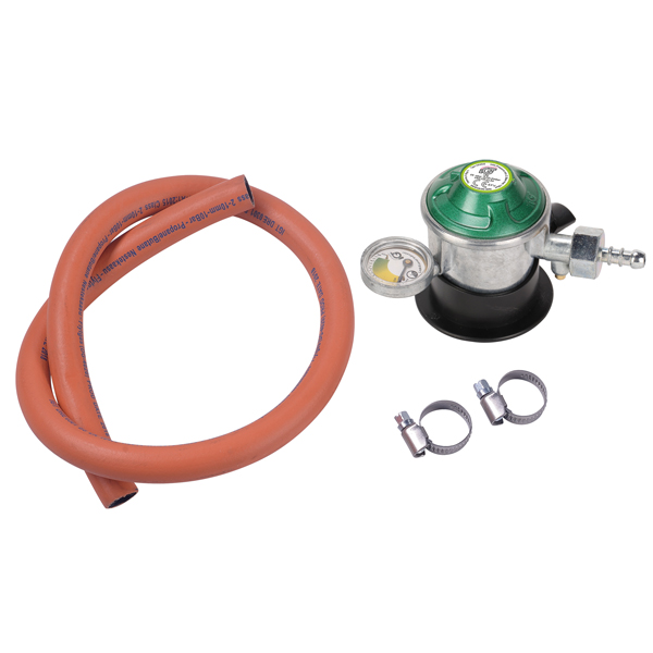 1094688_XL Gasregulator basic med manometer & 2 meter slange Ø10mm - Billede 1