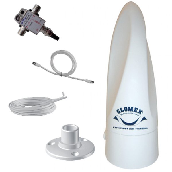 1114229_XL Glomex VT300 TV antenne compact avior m/kabel & beslag - Billede 1