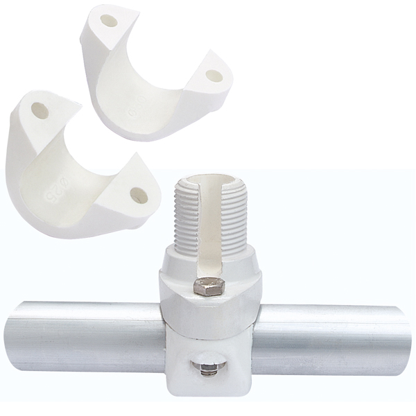 1114360_XL Glomex RA175 antennebeslag nylon, Ø22, 25 & 32mm - Billede 1