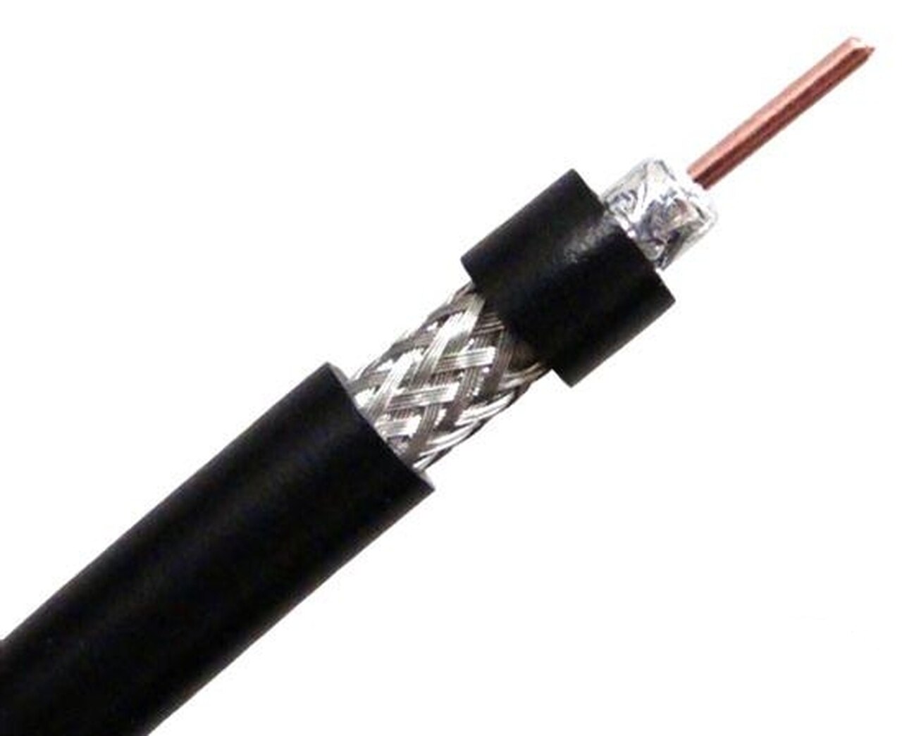 1114400_XL VHF kabel RG58 super low loss sort, 6mm - Billede 1