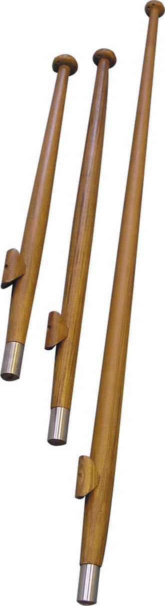 1123230_XL 1852 Flagspil teak bøsning Ø25 mm, 120 cm - Billede 1