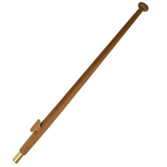 1123236_XL Roca flagspil teak bøsning Ø32mm, 150cm - Billede 1