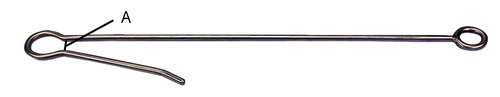 1160252_XL Bøjekrog 1050mm AISI 316 rustfrit stål - Billede 1