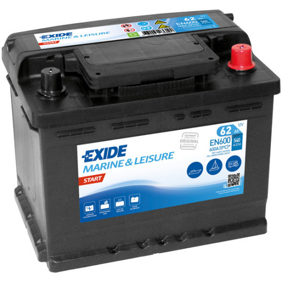 1170196_XL Exide Start batteri, 74 Amp - Billede 1