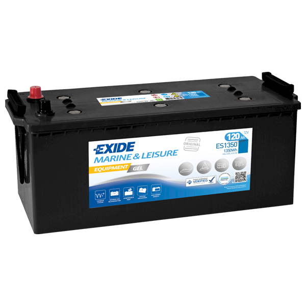 1170345_XL Exide Equipment batteri gel, 120 Amp - Billede 1