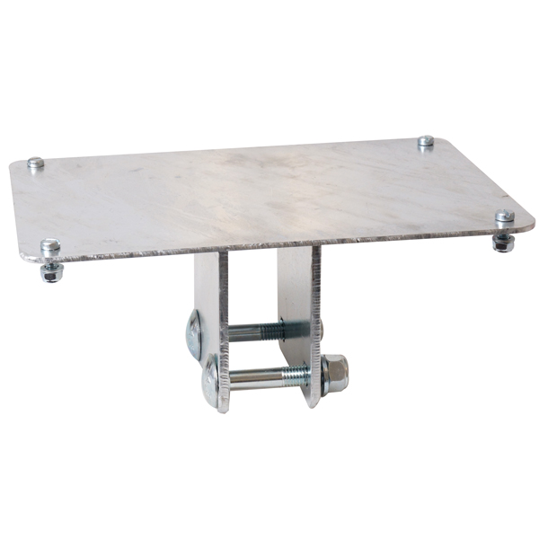1170738_XL Batterikasse-holder til trailervang, galvaniseret stål - Billede 1