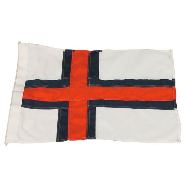 1181080_XL Flag færøerne 125cm. syet - Billede 1