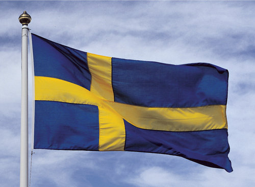 1181144_XL Svensk flag, 360x225 cm - Billede 1