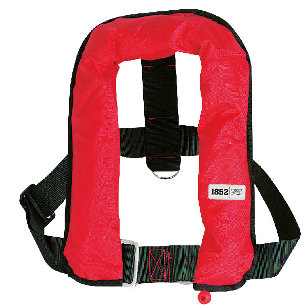 1186000_XL 1852 Classic automatisk børnvest m/harness, rød - 150N ISO - Billede 1