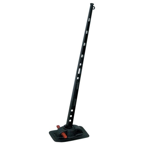 1194528_XL Flagholder plast grå PVC - Billede 1