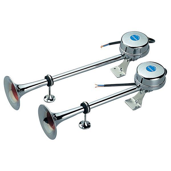 1220060_XL Marco El signal dobbelt horn 430mm, 12V - Billede 1