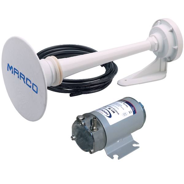 1222000_XL Marco signalhorn inkl. kompressor & fittings, 12V - Billede 1