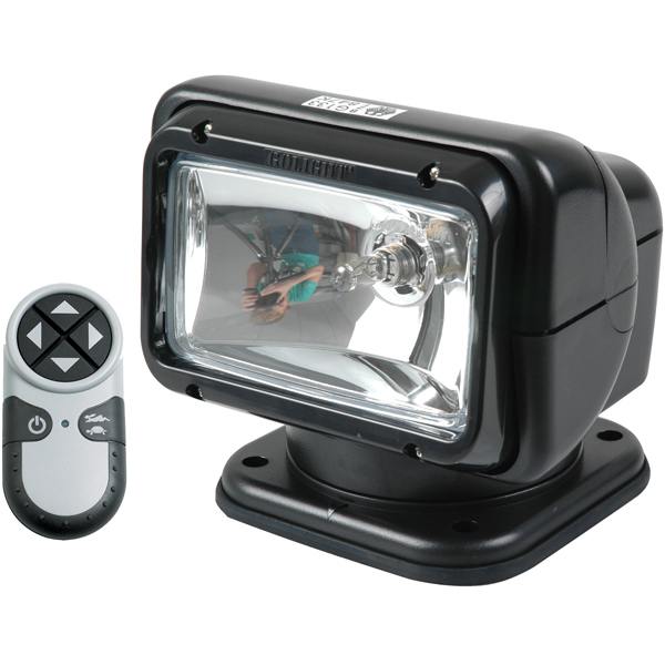 1240059_XL Golight søgelygte sort med trådløs fjernbetjening, 12V - Billede 1