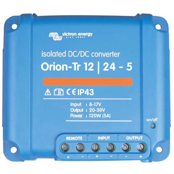 1250207_XL Victron Orion TR omformer IP43, 24-12V / 5 Amp - Billede 1