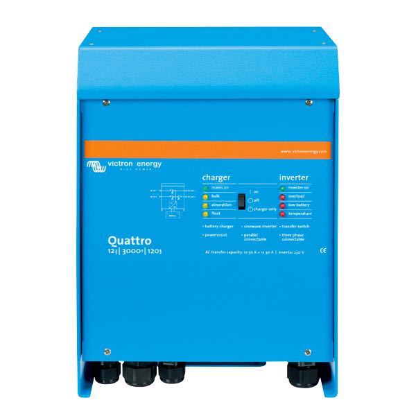 1251080_XL Victron Quattro inverter/lader, 12V / 2500W - Billede 1