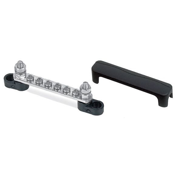 1255031_XL BEP El-samleblok med cover sort, 2 ind / 6 ud - Billede 1