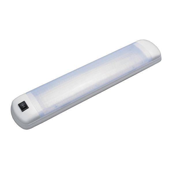 1260204_XL LED lysarmatur hvid, 12/24V - Billede 1