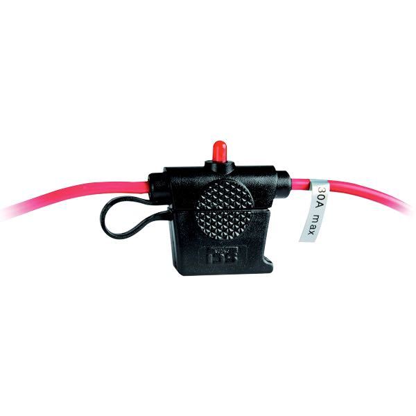 1270085_XL Vandtæt holder med lys til bladsikringer, max 30 Amp - Billede 1