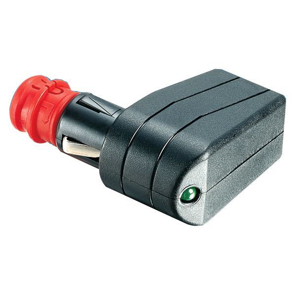 1270217_XL Universalstik vinklet med led, 12/24V / 7,5 Amp - Billede 1