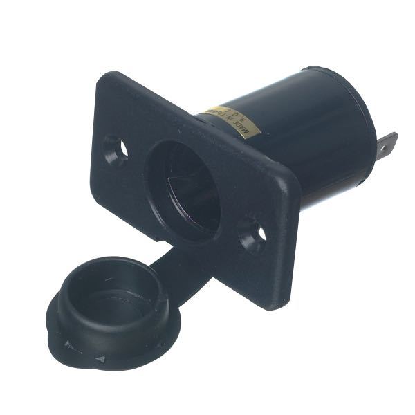 1270230_XL Indbygnings-stikdåse plast 12V-20Amp / 24V-15Amp - Billede 1