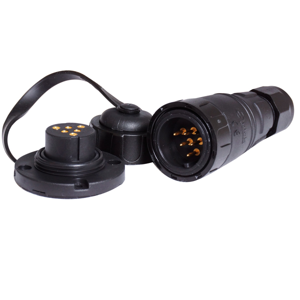 1270470_XL Quick dækstik 6-polet, max 12 Amp - Billede 1