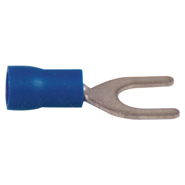 1274253_XL Gaffelstik blå hul 6.4 mm, 100 stk - Billede 1