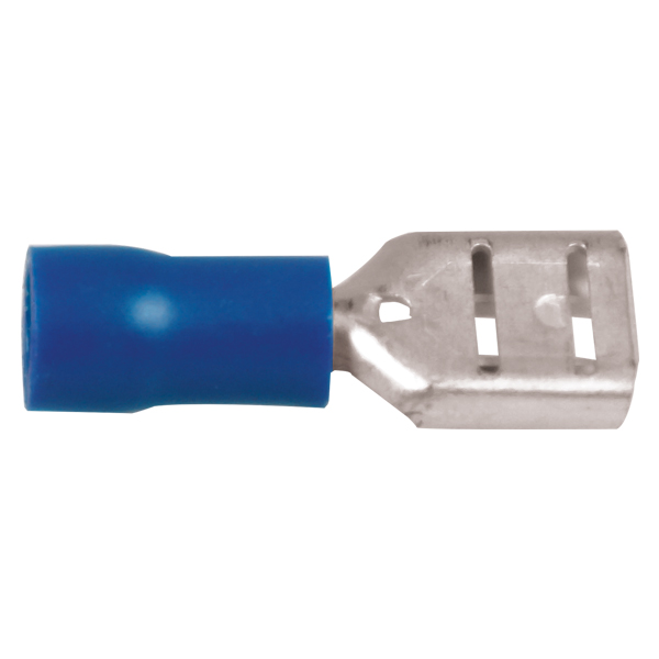 1274262_XL Fladstik hun blå 6.4 x 0.8 mm, 100 stk - Billede 1