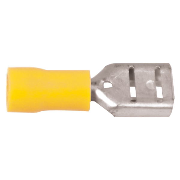1274263_XL Fladstik hun gul 6.4 x 0.8 mm, 100 stk - Billede 1
