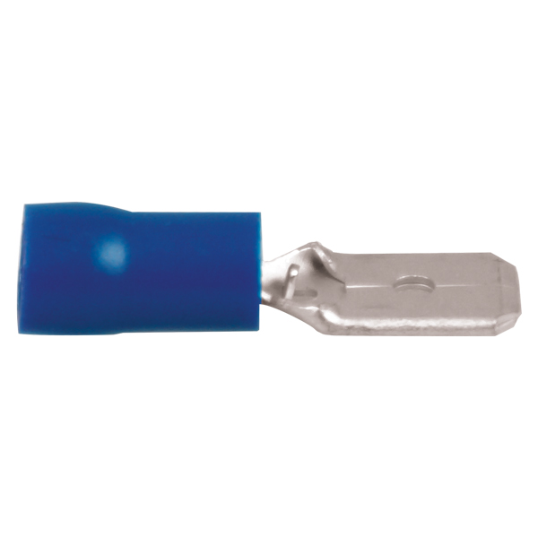1274272_XL Fladstik han blå 6.4 x 0.8 mm, 100 stk - Billede 1