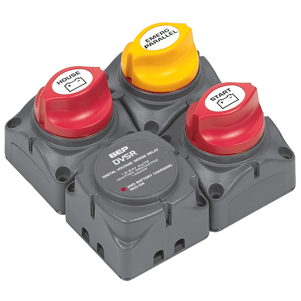 1274710_XL BEP ladekontrol m/parallelkobling, 12/24V / 140 Amp - Billede 1