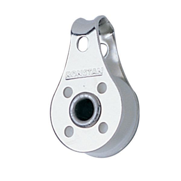 130RF00666_XL Ronstan Enkeltblok med bøjle, 19mm - Billede 1