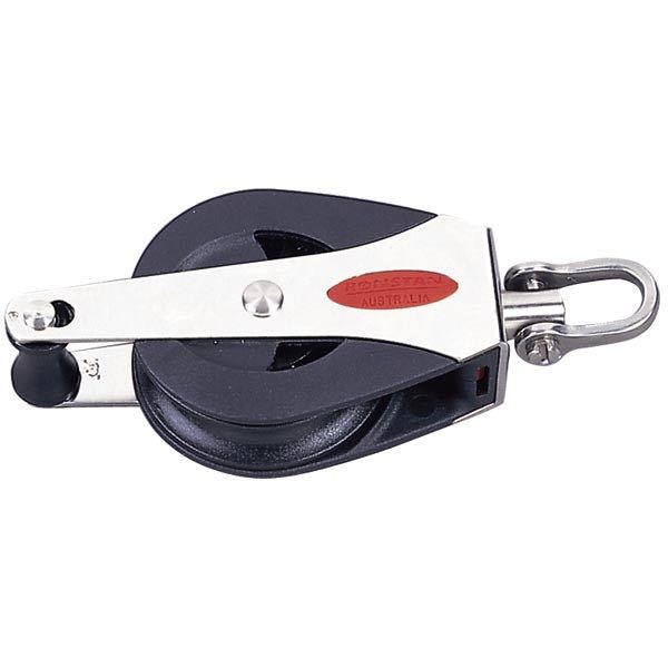130RF30110_XL Ronstan Enkeltblok med svirvel og hundsvot, serie 30 - Billede 1