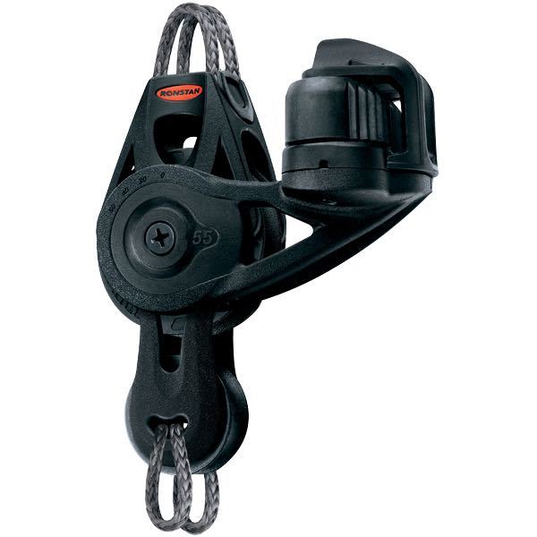 130RF55531_XL Ronstan Orbit violinblok med hundsvot & frølår, serie 55 - Billede 1