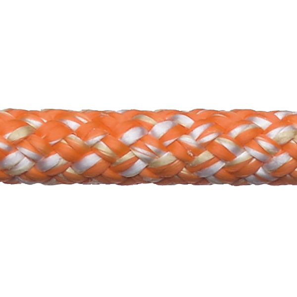 1370468_XL Robline Super Dinghy Sheet 7mm Hvid/Orange 100m - Billede 1