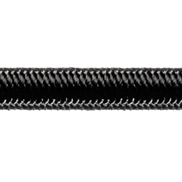 1379083_XL Robline elastik snor 6mm Sort 100m - Billede 1